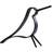 Cooee Design Woody Bird Black Figurine 20cm