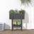 vidaXL Garden Planter Grey Solid Wood Pine
