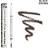 Rude Cosmetics RUDE Teeny Weeny Micro Eyebrow Pen Black Brown