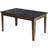 Hanah Home Milan Walnut Black Dining Table 88x145cm