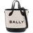 Bally Elegant Sort Hvid Monogram Bucket Taske