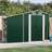 vidaXL Garden Shed Green 277 x 93 x 179 cm (Building Area )