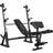 Gymstick Weight Bench WB8.0, Träningsbänk med skivstångsställning