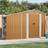 vidaXL Garden Shed Brown 277 x 93 x 179 cm