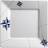 Marine Business Melamintallerkener Non-slip 25 cm 6-pack Dyb tallerken 6stk