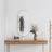 vidaXL Gold 100 x 45 cm Oval Wall Mirror