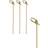Papstar 40 stk Cocktailpinde spyd - bambus 6 cm Muddler