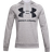 Under Armour Men's Rival Fleece Big Logo Hoodie - Mod Grey Light Heather/Black