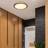 Globo Bruno LED-loftlampe træramme CCT Loftplafond