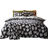 Bedlam Halloween Fleece Duvet Cover Set Spooky Ghosts 140x200cm