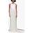 Whistles Lina Satin Wedding Dress, Ivory/Multi