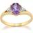 Gemondo Classic Ring - Gold/Amethyst/Diamond