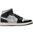 NIKE Air Jordan 1 Mid SE W - Black/Light Smoke Grey/Sail/Metallic Silver