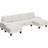 Flamaker Convertible Sectional Couch U-Shaped Sofa 110.2" 4 Seater