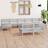 vidaXL 3083355 Loungeset, Bord inkl. 7 Soffor