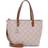 Tamaris Anastasia Shopper - Mørkebeige/Karamel/Hvid