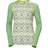 Helly Hansen Women’s Lifa Merino Midweight Graphic Long-Sleeve Crew Base Layer - Green