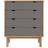 vidaXL Otta Chest of Drawer 76.5x90cm