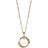 Astrid & Agnes Carolin Long Necklace - Gold/Transparent