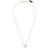 Marc Jacobs The Medallion Pendant Necklace - Gold/Transparent