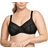 Glamorise Lace Comfort WonderWire Bra - Black