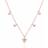 Gemondo Diamond trilogy choker necklace in 9ct rose gold