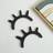 Shein 2pcs Wooden Wall Sticker, Eyelash Shaped Wall Decal