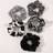 Shein 5pcs Polka Dot Scrunchie For Daily Casual