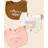 Shein 2pcs Baby Random Color Letter Embroidered Bib