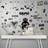 Shein 4pcs PVC Wall Sticker Cartoon Figure