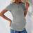 Shein Maternity Solid Ruched Side Tee