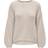 Only Nordic O-Neckline Dropped Shoulders Pullover - Grey/Pumice Stone