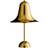 Verpan Pantop Portable Shiny Brass Bordlampe 30cm