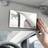 Shein Sun Visor Clear Väggspegel 15x8cm