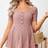 Shein Maternity Button Front Schiffy Peplum Tee