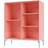 Montana Furniture Ripple II 69.6 x 82.2 x 30 cm Ruby-Ben Chrome Vitrina de cristal