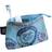 Fair Squared Cosmetic Bag - Blue