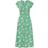 Yumi Floral Midi Dress - Green