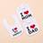 Shein 3pcs Baby Letter Graphic Bib Set
