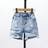 Shein Toddler Boys Ripped Frayed Raw Hem Denim Shorts