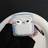 Shein Apple Minimalist Transparent Earphone Case