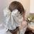Shein 1pc Women Faux Pearl & Bow Elegant French Clip For Hair