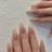 Shein 24pcs Almond-shaped French Gradient False Nail Tips With Jelly Gel