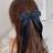 Shein Shiny Ribbon Bow Hair Clip With Long Streamers
