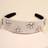 Shein Faux Pearl Decor Hair Hoop Headbands