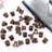 Shein 20pcs Mini Brown Hair Clips