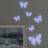 Shein Glow In The Dark Butterfly Wall Sticker 6pcs