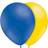 Ballongkungen Latex Balloons Blue/Yellow 25-pack
