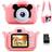 MTP Products Børn Digitalkamera med 32GB Hukommelseskort Pink