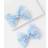 Shein 2 Pcs Toddler Girls Sequins and Bow Decor Hair Clip
